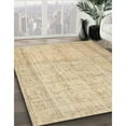thumbnail image 2 of Ahgly Company Indoor Rectangle Contemporary Brown Gold Abstract Area Rugs, 7' x 9', 2 of 6