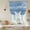 Blue, variant on Blue Balloon Curtains 63 Inch Length for Living Room/Bedroom, Vintage Modern Abstract Art Ombre Rod Pocket Privacy Door Curtains Decorative Tie Up Shade for Window 52"x63"
