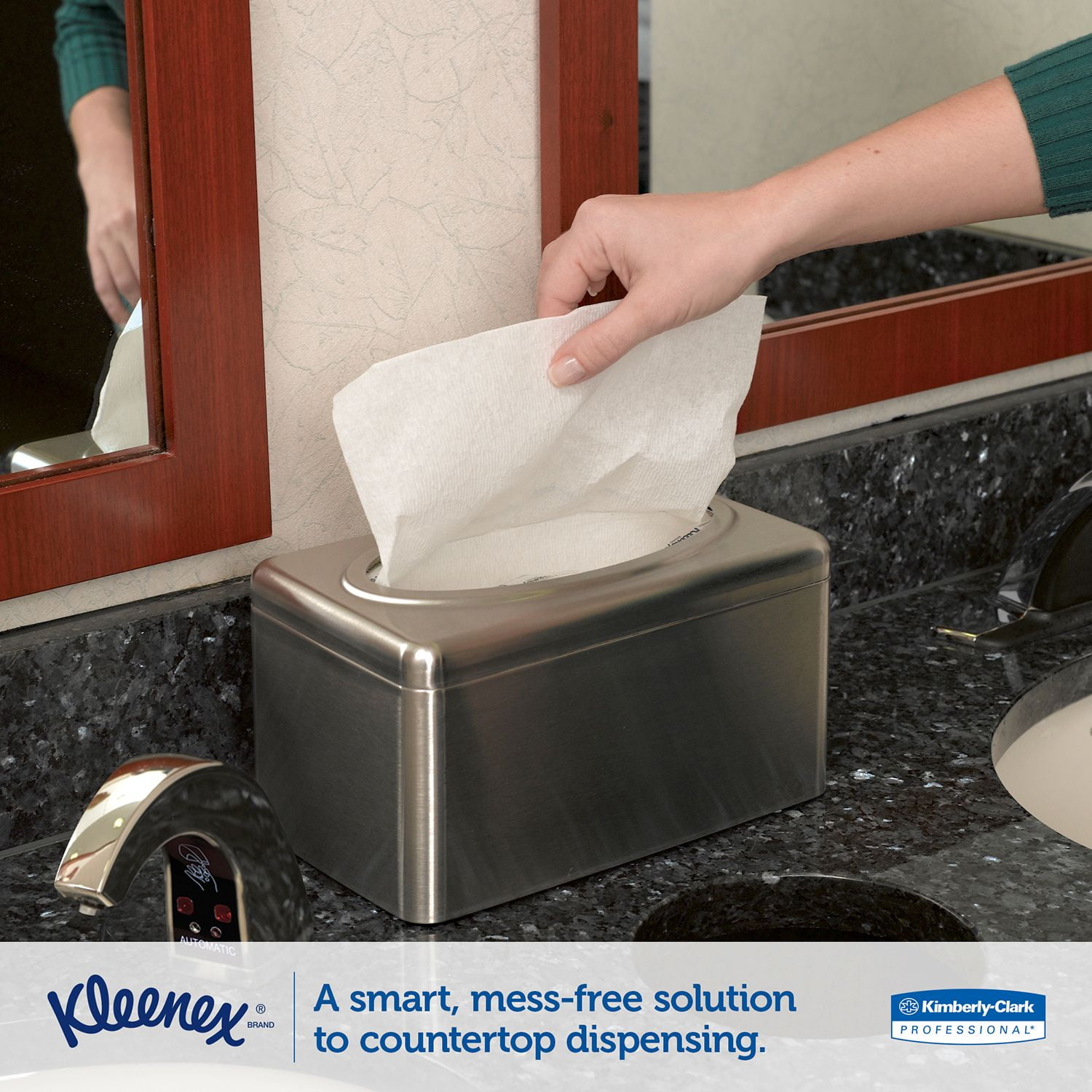 Kleenex Hand Towels POP-UP Box, Pack of 4, Cloth 9 x 10 1/2 - 120 Tissue Per Box. - 3