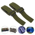 thumbnail image 4 of Sangles Réglables, Ceinture de Valise Design Ajustable Simple d'Utilisation Solide Durable Stable pour Fixer Bagages pour Voyage pour Camping Noir, Vert, 4 of 8