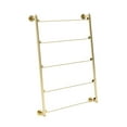 thumbnail image 3 of jifeng Ribbon Organizer Wall 5 Tiers Scarf Rack for Sewing Craft Room Retail Stores Gold, 3 of 9