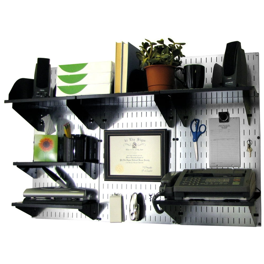 Wall Control Office Organizer Unit Wall Mounted Office Desk Storage and