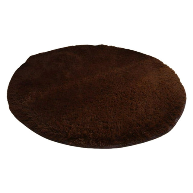 CSChome Round Fluffy Area Rug Luxury Round Fluffy Area Rug: Super Soft Wear Resistant Non-Slip Circle Rug Floor Carpet for Bedroom