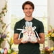 thumbnail image 4 of Bolsas de Pascua con cordón para dulces, bolsitas para golosinas navideñas, bolsas para regalos | Contiene dulces y pequeños obsequios | Tela de poliéster resistente, 4 of 6