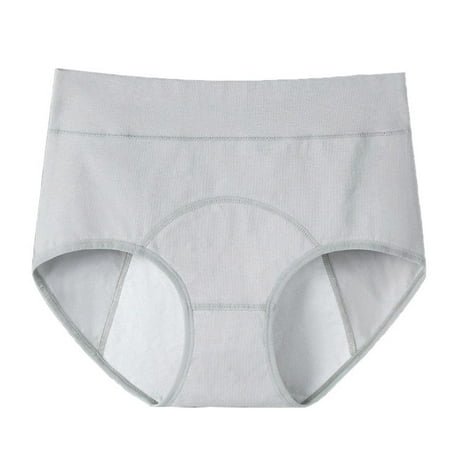 biudgviw Women s Cotton Underwear Comfort High Waisted Plus Size No Show Panties Ladies Stretch Full Coverage Briefs