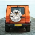thumbnail image 6 of Yiaed Funny Animals Series Print Tire Wheel Cover, Waterproof Spare Tire Cover Fit for Jeep, Truck,Trailer, RV, SUV, Camper and Most Vehicle-14 inch, 6 of 6