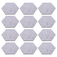 thumbnail image 4 of 12 Pcs Panneau de Message Hexagonal en Feutre Auto-Adhésif Mural, 4 of 9