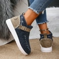 thumbnail image 6 of Chenyee Women's Suede Warm Fleece Lined Snow Shoes Comfortable Slip On Loafers Casual Outdoor Plush Short Boots, 6 of 8