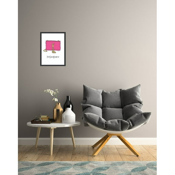 Venice Beach Collection's Glam Fashion Purse 14x18 Framed Print