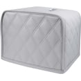 thumbnail image 1 of Toaster Cover 2 Slice, Cotton and Linen Quilted Toasters Covers Toasters Dusts Cover Universal Size Toaster Dust Covers for Small Kitchen Appliances Dust and Fingerprint (Gray), 1 of 7