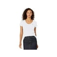 thumbnail image 1 of Tommy Hilfiger T-Shirt à Manches Courtes Col en V pour Femmes, 1 of 2