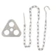 thumbnail image 2 of Camping Tripod Cooking Rack | Stainless Steel Hanging Pot Bracket - Lightweight Portable Picnic BBQ Chain Hook | Outdoor Hiking Gear | 118cm | 1 Set, 2 of 6