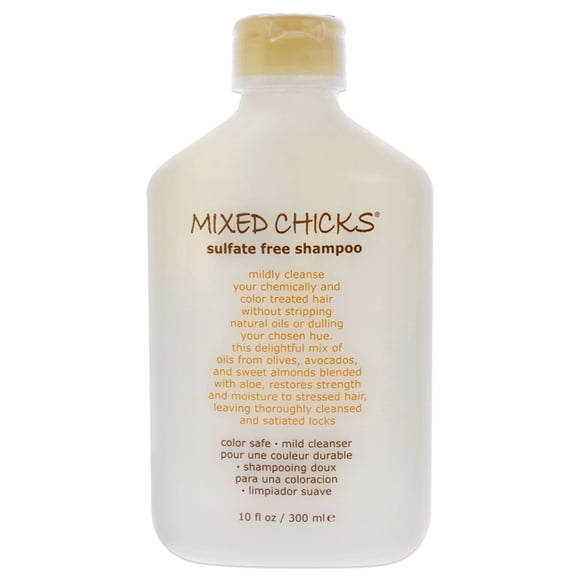 Sulfate-Free Shampoo by Mixed Chicks for Unisex - 10 oz Shampoo
