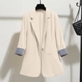 thumbnail image 6 of Taqqpue Lady's Spring/summer Style Three-quarter Sleeve Business Coat, 6 of 10