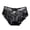 Black, variant on Women's Lace Panties High Waisted Plus Size Ladies Brief Underwear Bronze M