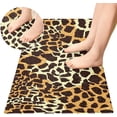 thumbnail image 2 of SKYSONIC Leopard Soft Runner Rug Washable Non-Slip Room Rug Hallway Rug Runner for Entryway,Hallway,Bathroom,and Kitchen,39x20In, 2 of 7