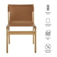 thumbnail image 2 of Sonora   Leather Dining Side Chair in Chestnut Tan, 2 of 10
