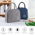 thumbnail image 2 of LNKOO Reusable Insulated Lunch Bag Lunch Tote Box with Front Pocket Zipper Closure for Woman Man Work Picnic or Travel, 2 of 8