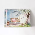 thumbnail image 2 of Inspirational Christian Canvas Wall Art, Watercolor Bunny Flower Birds Today I Choose Joy Framed Wall Art – Christian Farmhouse Decor for Living Room, Bedroom, or Entryway, 2 of 8