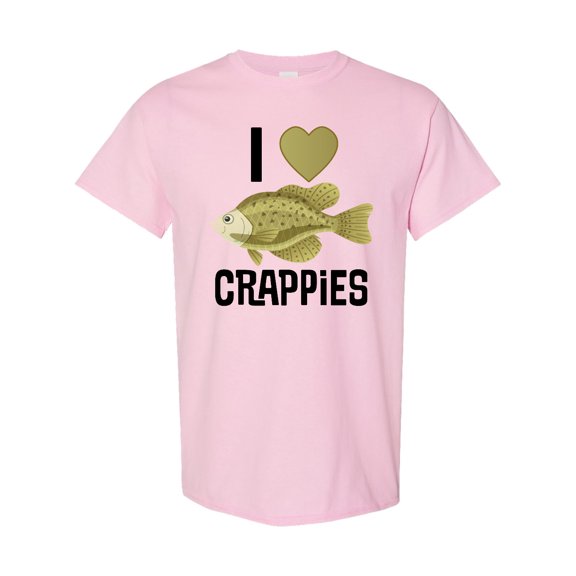 Inktastic Crappie Fishing I Love Crappies T-Shirt