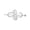 Silver Bow, variant on CXHEGBEJ Geometric Shape Hair Clips for Women Hollow Circle Hair Barrettes Ponytail Hairpin Hairdo Clip Minimalist Hair Accessories Headwear Styling Tool Silver Bow