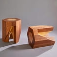 thumbnail image 5 of Yosegi Wood Stool Pair - Japanese Craftsmanship, 5 of 10