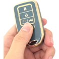 thumbnail image 5 of Key Fob Cover Compatible with Honda Accord Civic CRV Pilot Ridgeline Odyssey Passport Keychain Case Holder Protector,Blue, 5 of 5