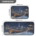 thumbnail image 3 of Ryvnso Train Winter View Kitchen Rugs Set Non Slip Runner Mats for Dining Room, 3 of 7