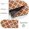 thumbnail image 6 of 5'x8' Area Rugs, Orange Moroccon Indoor Outdoor Area Rug for Living Room Bedroom, Farmhouse Country Minimalist Geometric Washable Bathroom Rugs Kitchen Floor Carpet Mats Home Decor Aesthetic, 6 of 8