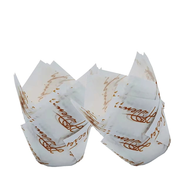 Cupcake Liners para Hornear 50 Piezas de Forros de Cupcake, Soporte de Forro de Cupcake de Hornear de Papel a Prueba de Aceite Estándar, Adecuado para Duchas Nupciales, Duchas para Bebés, Fiestas de C