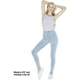 thumbnail image 2 of American Apparel Women's The Easy Jean, Light Wash, X-Large, 2 of 6