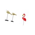 thumbnail image 5 of CoudarTitie Modern Flamingo Bird Figurines Sculptures for Desk Bedroom Entrance Indoor and Fairy Garden Yard Art Ornament Holiday Spring Decor, 5 of 8