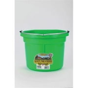 Miller Mfg Co Inc Flat Back Plastic Bucket- Lime Green 8 Quart - P8FBLIMEGREEN