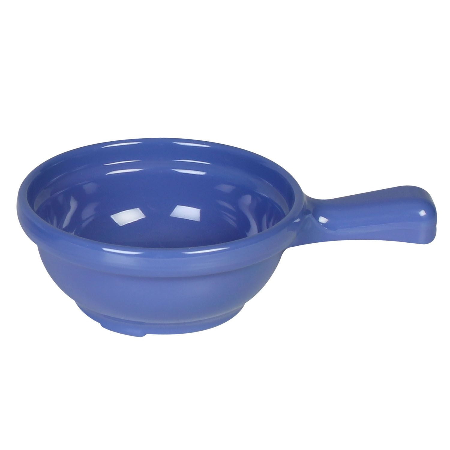 10 Oz. Soup Bowl with Handle, Purple, Melamine,Pack of 6