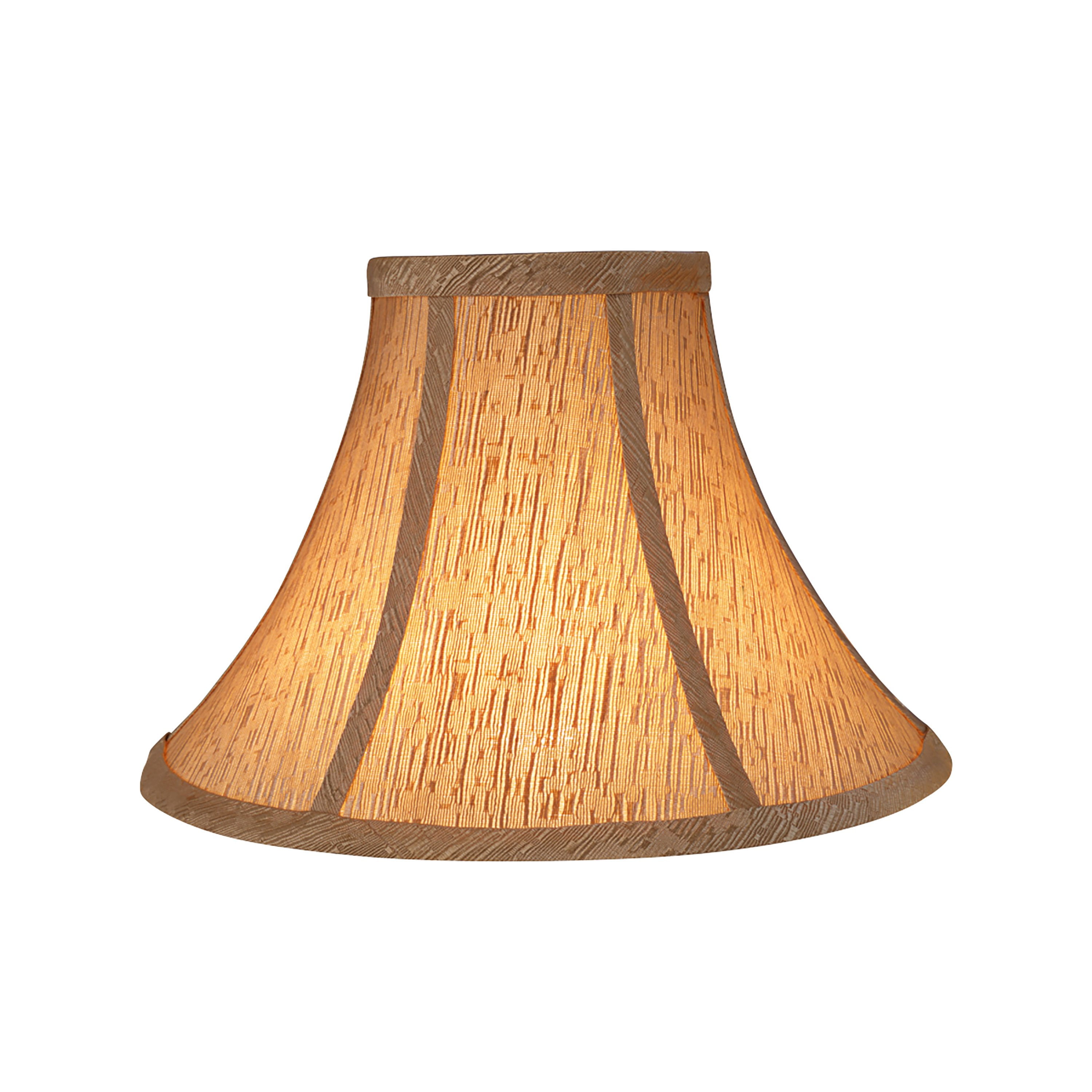 Aspen Creative 58028 Transitional Bell Shape UNO Construction Lamp Shade in Light Gold, 10" Wide (4" x 10" x 7")