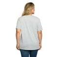thumbnail image 5 of Mickey & Minnie Mouse T-Shirt Gray Back To Back Women's Plus Size Disney, 5 of 8
