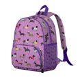 thumbnail image 2 of Funny Dog Lover Backpack with Puppy and Paw Pattern, Lightweight Small Travel Bag for Daily Commute and Use, 2 of 6