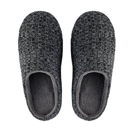 

Women s Men s Cotton Knitted Anti-Slip House Slippers