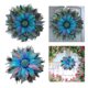 thumbnail image 1 of 2 Anillos Colgantes de Flores de Plumas de para Ventanas de Pared Decorativas para Interiores Macarena Corona de pavo real, 1 of 8