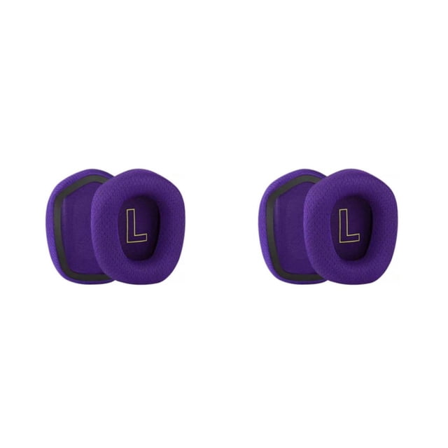 Seitruly 1 par de almohadillas para los oídos, cojín de montaje de auriculares, orejeras de malla en la oreja de cuero, reemplazo de Gamer Type2 NO2