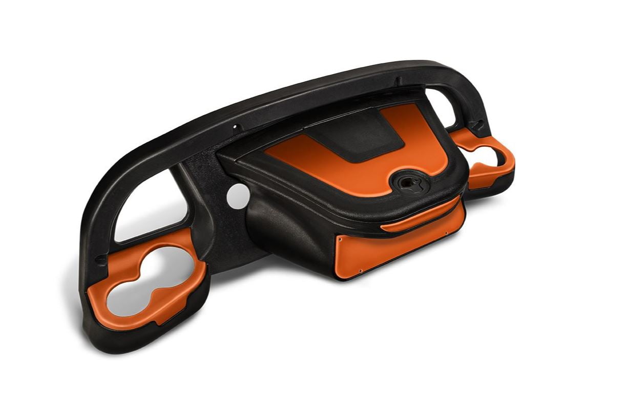 Doubletake Dash Assembly with Orange Trim for Club Car DS Golf Carts