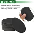 thumbnail image 4 of Hojas de lijado de gancho y lazo Unique Bargains 125x125mm negras 240 grano para un lijado y pulido eficiente en la fabricación y reparación de automóviles y trabajos en madera, 4 of 7