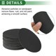 thumbnail image 4 of Hojas de lijado de gancho y lazo Unique Bargains 125x125mm negras 240 grano para un lijado y pulido eficiente en la fabricación y reparación de automóviles y trabajos en madera, 4 of 7