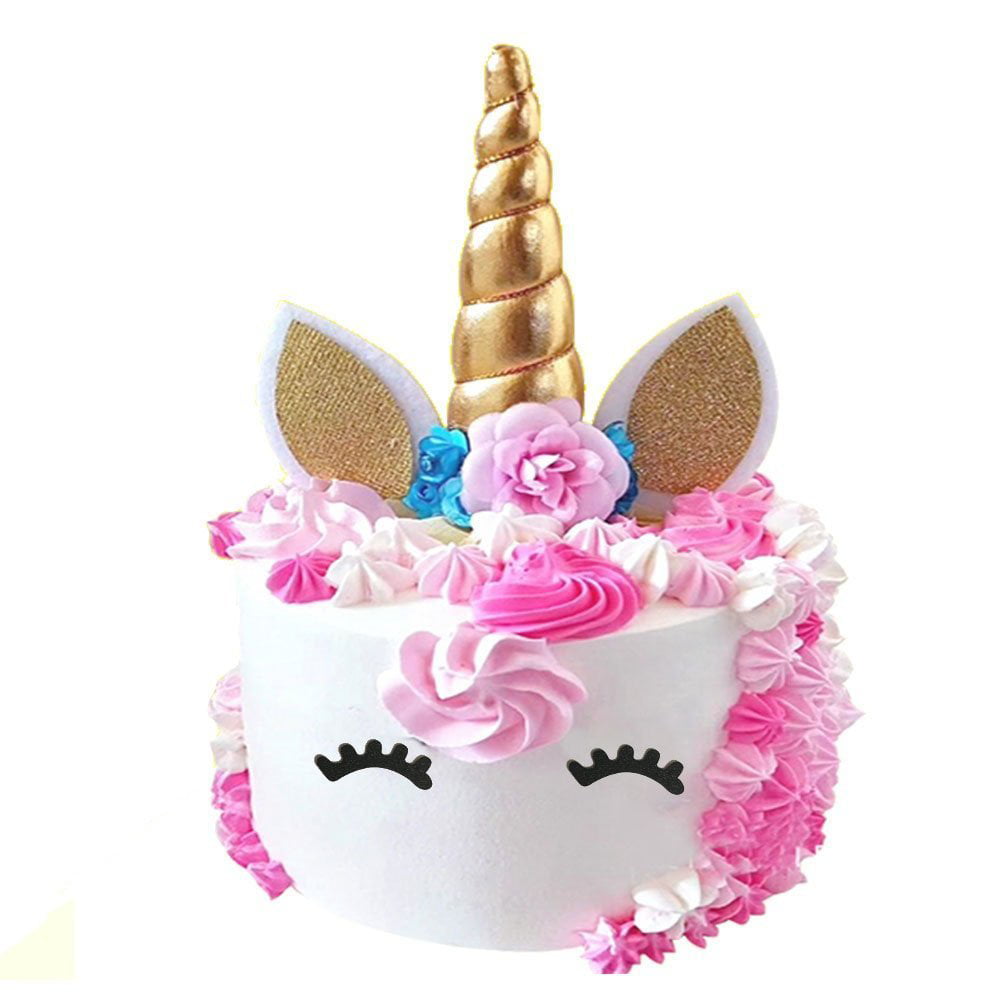 Unicorn Horn Candle Birthday Cake Decorating Novelty Topper 