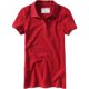 thumbnail image 1 of Aeropostale Womens Solid Uniform Polo Shirt, Rojo, X-Small, 1 of 1
