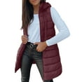 thumbnail image 2 of Pyhlmscde Women's Quilted Padded Warm Coat Outwear Sleeveless Vests, Lounge Sets for Women, Womens Tops, Cardigan for Women, 2 of 6