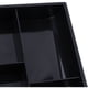 thumbnail image 3 of Bandeja de inserción para caja registradora, caja de almacenamiento de dinero de repuesto para 4 billetes y 3 piezas (negra), 3 of 5