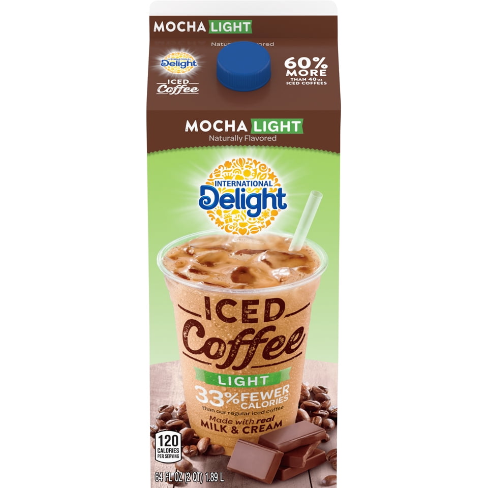 International Delight Light Mocha Iced Coffee, Half Gallon Walmart