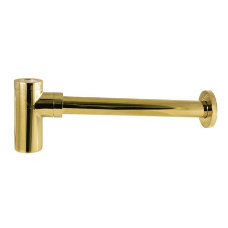 Kingston Brass  Trimscape Bottle-Trap Brass Round Siphon - Polished Brass