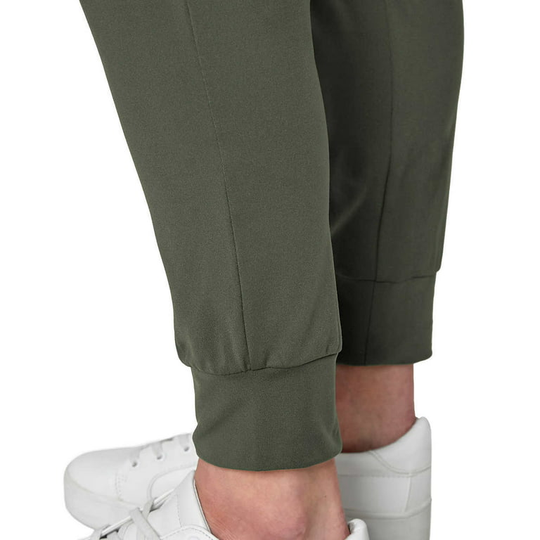 Mondetta Women's Recycled Cargo Pocket Jogger (Thyme, Large) 